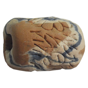 Handmade Pottery Clay Beads, About:19x13mm, Hole:Approx 4mm, Sold by Bag  
