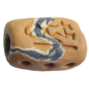 Handmade Pottery Clay Beads, About:19x13mm, Hole:Approx 4mm, Sold by Bag