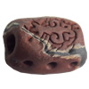 Handmade Pottery Clay Beads, About:19x13mm, Hole:Approx 4mm, Sold by Bag