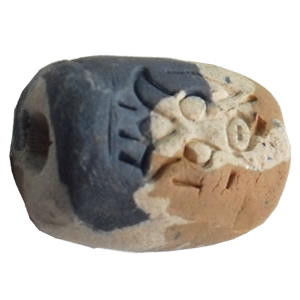 Handmade Pottery Clay Beads, About:19x13mm, Hole:Approx 4mm, Sold by Bag