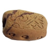 Handmade Pottery Clay Beads, About:19x13mm, Hole:Approx 4mm, Sold by Bag