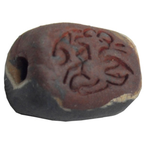 Handmade Pottery Clay Beads, About:19x13mm, Hole:Approx 4mm, Sold by Bag