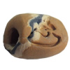 Handmade Pottery Clay Beads, About:19x13mm, Hole:Approx 4mm, Sold by Bag