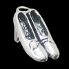 Pendant, Zinc Alloy Jewelry Findings, Shoes 11x20mm, Sold by Bag