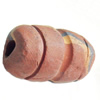 Handmade Pottery Clay Beads, About:18x10mm, Hole:Approx 4mm, Sold by Bag