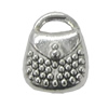 Pendant, Zinc Alloy Jewelry Findings, Bag 10x18mm, Sold by Bag