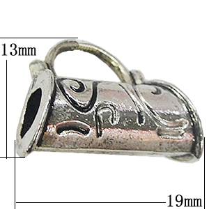 Connectors, Zinc Alloy Jewelry Findings, 19x13mm, Sold by Bag