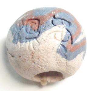 Handmade Pottery Clay Beads, About:13x11mm, Hole:Approx 5mm, Sold by Bag