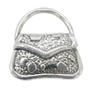 Pendant, Zinc Alloy Jewelry Findings, Bag 17x18mm, Sold by Bag