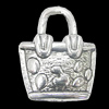 Pendant, Zinc Alloy Jewelry Findings, Bag 15x20mm, Sold by Bag
