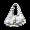 Pendant, Zinc Alloy Jewelry Findings, Bag 15x18mm, Sold by Bag