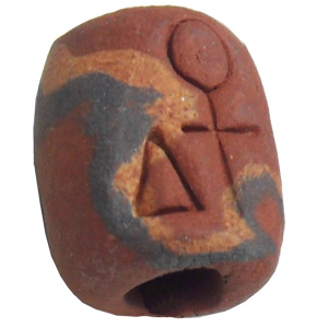 Handmade Pottery Clay Beads, About:13x16mm, Hole:Approx 4mm, Sold by Bag