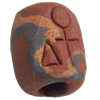 Handmade Pottery Clay Beads, About:13x16mm, Hole:Approx 4mm, Sold by Bag