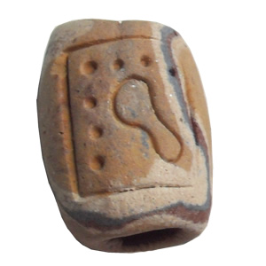 Handmade Pottery Clay Beads, About:13x16mm, Hole:Approx 4mm, Sold by Bag