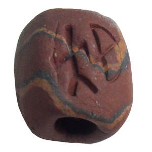 Handmade Pottery Clay Beads, About:13x16mm, Hole:Approx 4mm, Sold by Bag