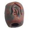 Handmade Pottery Clay Beads, About:13x16mm, Hole:Approx 4mm, Sold by Bag