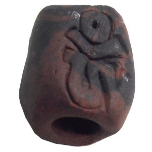 Handmade Pottery Clay Beads, About:13x16mm, Hole:Approx 4mm, Sold by Bag