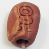 Handmade Pottery Clay Beads, About:13x16mm, Hole:Approx 4mm, Sold by Bag