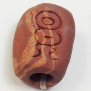 Handmade Pottery Clay Beads, About:13x16mm, Hole:Approx 4mm, Sold by Bag