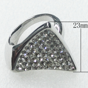 Stainless Steel Rings, 23mm, Sold by PC