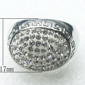 Stainless Steel Rings, 17mm, Sold by PC