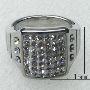 Stainless Steel Rings, 15mm, Sold by PC