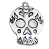 Pendant, Zinc Alloy Jewelry Findings, Skeleton 16x23mm, Sold by Bag