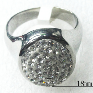 Stainless Steel Rings, 18mm, Sold by PC