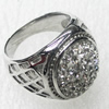 Stainless Steel Rings, 19mm, Sold by PC