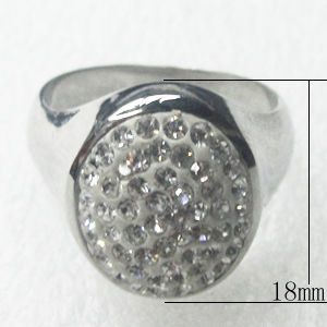 Stainless Steel Rings, 18mm, Sold by PC