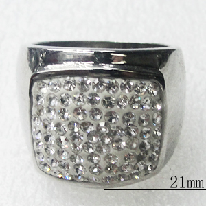 Stainless Steel Rings, 21mm, Sold by PC