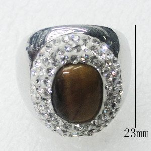 Stainless Steel Rings, 23mm, Sold by PC