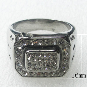 Stainless Steel Rings, 16mm, Sold by PC