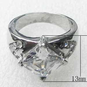 Stainless Steel Rings, 13mm, Sold by PC