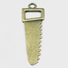Pendant, Zinc Alloy Jewelry Findings, 17x50mm, Sold by Bag