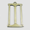 Pendant, Zinc Alloy Jewelry Findings, 28x49mm, Sold by Bag