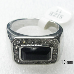 Stainless Steel Rings, 13mm, Sold by PC