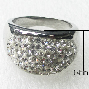 Stainless Steel Rings, 14mm, Sold by PC