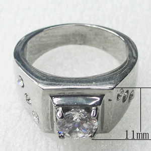 Stainless Steel Rings, 11mm, Sold by PC