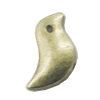 Beads, Zinc Alloy Jewelry Findings, Bird 7x11mm, Sold by Bag