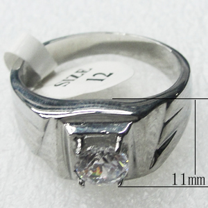 Stainless Steel Rings, 11mm, Sold by PC