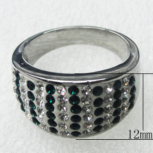 Stainless Steel Rings, 12mm, Sold by PC