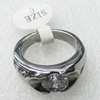 Stainless Steel Rings, 8mm, Sold by PC