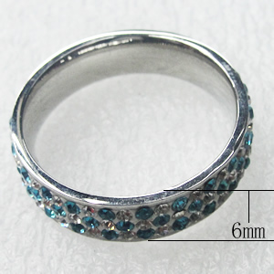 Stainless Steel Rings, 6mm, Sold by PC