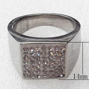 Stainless Steel Rings, 14mm, Sold by PC