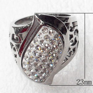 Stainless Steel Rings, 23mm, Sold by PC