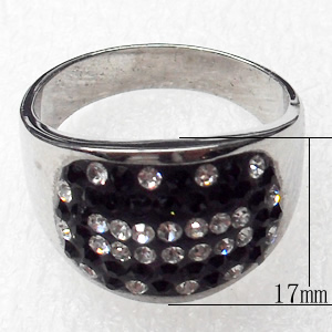 Stainless Steel Rings, 17mm, Sold by PC