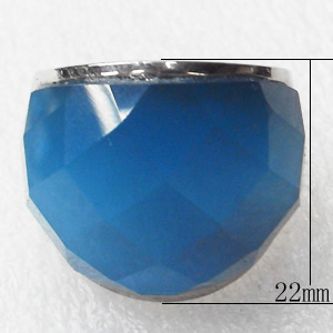 Stainless Steel Rings, 22mm, Sold by PC