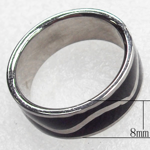 Stainless Steel Rings, 8mm, Sold by PC