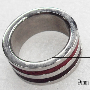 Stainless Steel Rings, 9mm, Sold by PC